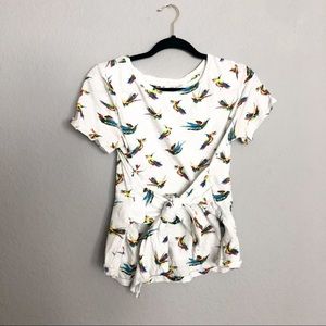 Anthropologie Wrap Style Blouse